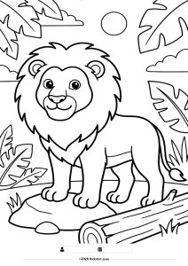 Lion Coloring Page